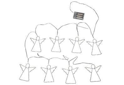 STAR Trading LED-Draht-Lichterkette "Angela" 80 LED 412296