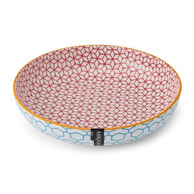 Mikasa Pasta-Bowl "Geometric Blue" 900891