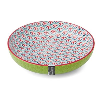 Mikasa Pasta-Bowl "Geometric Lime" 900892