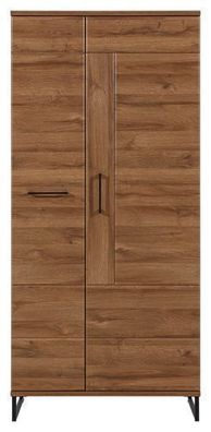 Kleiderschrank IVO IV9 Schrank 2 Türiger Drehtürenschrank