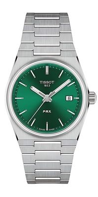 Tissot PRX 35 Quarzuhr Grün Edelstahl T137.210.11.081.00