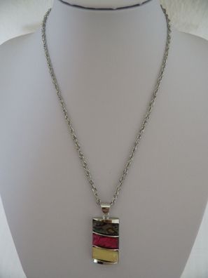 Elegante Halskette mit Anhänger Perlmutt - Abalone