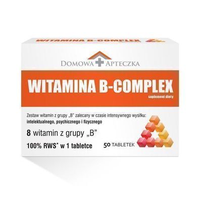 Hochdosiertes Vitamin B Komplex - 50 Tabletten für Energie und Wohlbefinden
