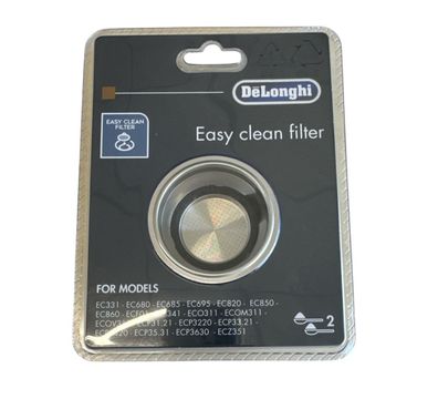 Delonghi Sieb 2 Tassen für Dedica EC680 EC685 EC695 ECZ351 Crema 5513281001