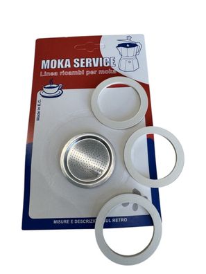 Bialetti Dichtung Ersatzdichtung Alu Espressokocher, verschiedene Größen 1 - 3 T
