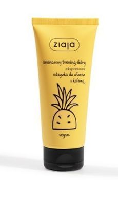 Ziaja Ananas Haarconditioner mit Koffein, 100 ml - Geschmeidigkeit und Glanz fuer per