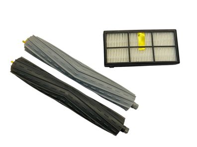 Set für iRobot Roomba Serie 800 900 Filter Bürste Rundbürste Ersatzbürsten