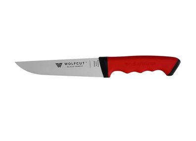 Stechmesser 17 cm Klinge rutschfestem Soft Grip Griff Messer Edelstahl Wolfcut
