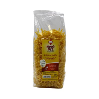 Schmids No.1 Bandnudeln „schmal“ 4 mm – 500 g, herzhaft & kochfest