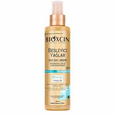 Bioxcin Leave-in Conditioner mit 9 Blütenölen für glanzloses Haar | 200 ml