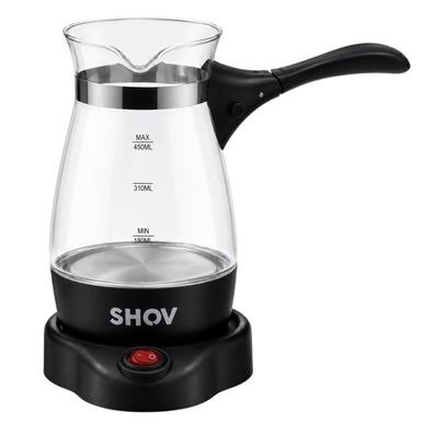 SHOV KONYA Glas-Mokkakocher 450 ml – 600 W | Türkischer Kaffee