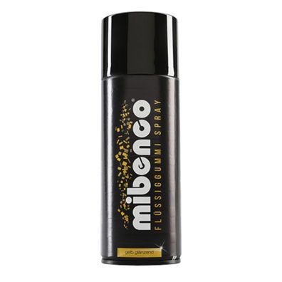 Mibenco Flüssiggummi Spray Gelb Glänzend 400ml