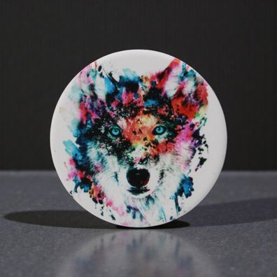 PopSockets – Ausziehbarer Sockel & Griff für das Handy | Bunter Wolf