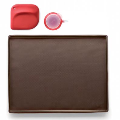 Lékué Kit Roll Cake Backmatte Silikon Biskuitrolle BPA-frei