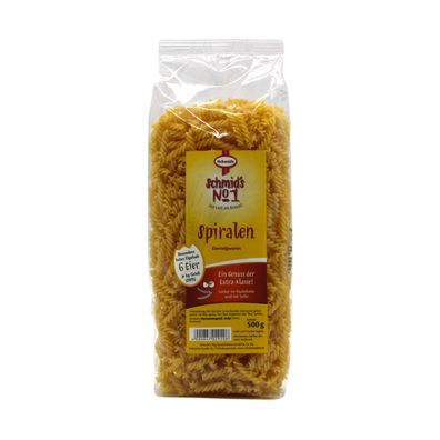 Schmid’s No.1 Schlemmer-Spiralen 500 g – Für aromareiche & saftige Pastagerichte