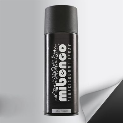 Mibenco Flüssiggummi Spray Silber-Metallic Matt 400ml
