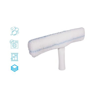 AquaBlade Einwascher | Mikrofaser | Fensterwischer waschbar | 28 cm