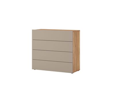Kommode Impressio - 27 Eiche Mauvella/Congo 4 Schubladen
