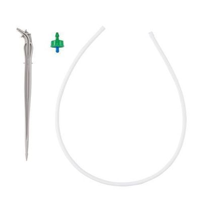 Druckkompensierter Tropfer 2L PCND Stabtropfer PE Schlauch 50cm für Tropfbewässerung