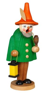 Räuchermann Wichtel grün HxBxT 19x7x6cm NEU Rauchfigur Rauchmann Räuchermann