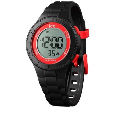 Uhr - ICE Digital - Extra small schwarz rot
