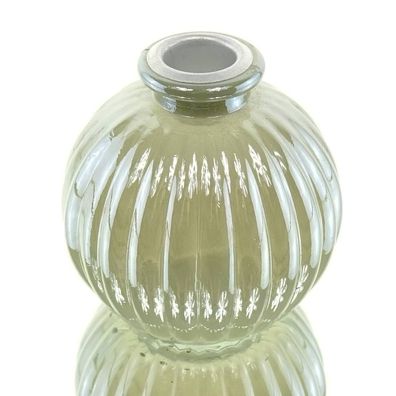 GASPER Mini Kugel Kerzenhalter, uster finish, isgrün,8,4x8,2 cm
