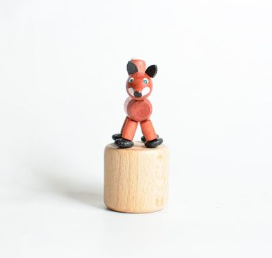 Holzspielzeug Wackelfigur Fuchs Höhe=7cm NEU Spielzeug Wackeln Wackeltier Wackel