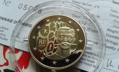 2 euro 2013 Frankreich Coubertin PP 2 euro 2013 PP Frankreich Coubertin