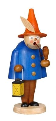 Räuchermann Wichtel blau groß HxBxT 31x13x13cm NEU Rauchen Rauchfigur Rauchmann