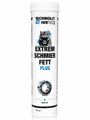 Technolit/Iwetec Extrem Schmierfett Plus 400 g | Universelles Langzeit-Schmierfett
