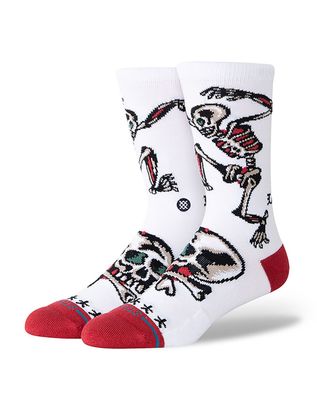 STANCE Socken Skeleton Crew white