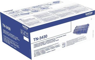 Brother Original Tonerkassette TN-3430 schwarz (für Brother HL-L5000DN, HL-L5100DN, H