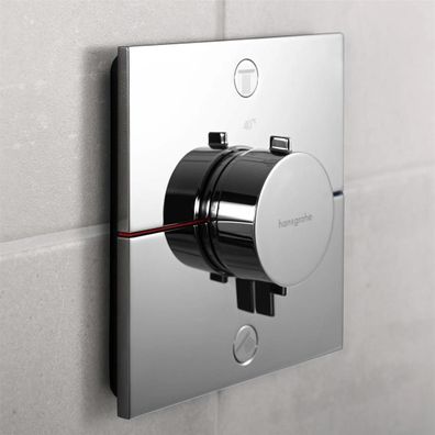 hansgrohe ShowerSelect Comfort E Thermostat Unterputz für 2 Verbraucher, Chrom