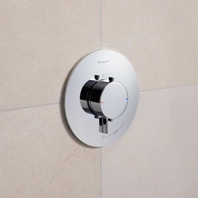 hansgrohe Ecostat Comfort S Thermostat Unterputz für 1 Verbraucher, Chrom