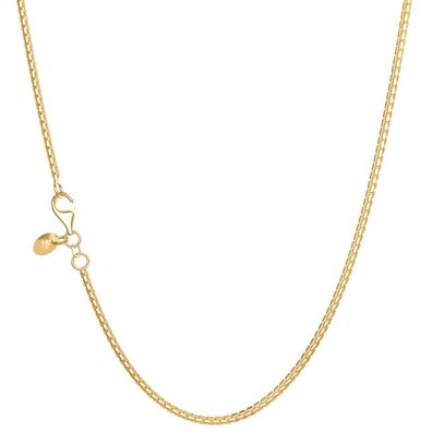 Seinerzeit Schmuck Damen-Kette Venezia 1,3 mm Silber Vergoldet SZK-6960-013