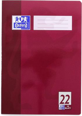 Oxford Heft A4 Lin. 22/ 384401622 Lin. 22-kariert 5mm 90g/qm