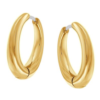 Boccia Schmuck Damen-Ohrringe Creolen Titan Goldfarben 05100-02