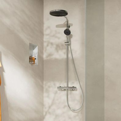 hansgrohe Pulsify S Puro Showerpipe 260 1jet EcoSmart mit Ecostat Fine und Handbrause
