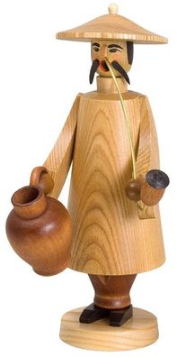 Räuchermann Chinese mit Pfeife Höhe=18cm NEU Rauchfigur Rauchmann Räuchermann