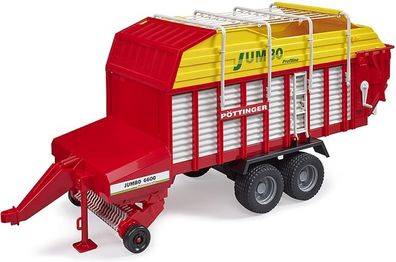 bruder 02214 - Pottinger Jumbo 6600 Profiline - 1:16 Ladewagen, Traktoranhänger, Stro