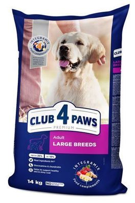 CLUB 4 PAWS HUND 14 kg ADULT für große Rassen