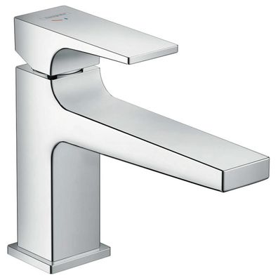 hansgrohe Metropol Einhebel-Waschtischmischer 100 CoolStart mit Hebelgriff und Push-O