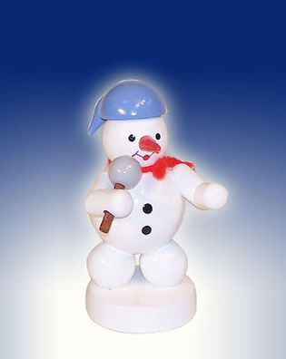 Weihnachtsdekoration Schneemann Sänger Höhe 8cm NEU Schnee Eismann Winterfigur