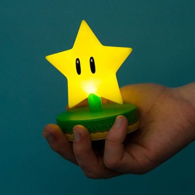 Paladone Paladone Nachttischlampe Super Maio Stern gelb