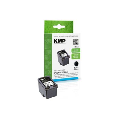 KMP Patrone HP C2P05AE NR.62XL black 600S. H162 refilled