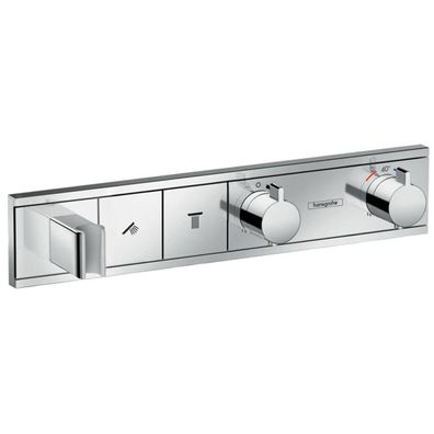 hansgrohe RainSelect Thermostat Unterputz für 2 Verbraucher mit integriertem Brauseha