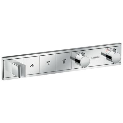 hansgrohe RainSelect Thermostat Unterputz für 3 Verbraucher mit integriertem Brauseha