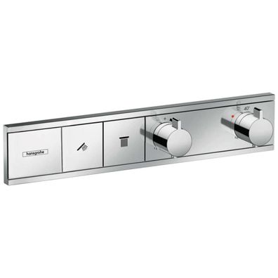 hansgrohe RainSelect Thermostat Unterputz für 2 Verbraucher, Chrom