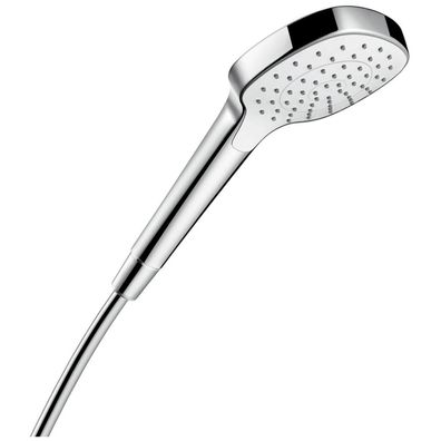 hansgrohe Croma E Handbrause 110 1jet EcoSmart, Weiß/Chrom