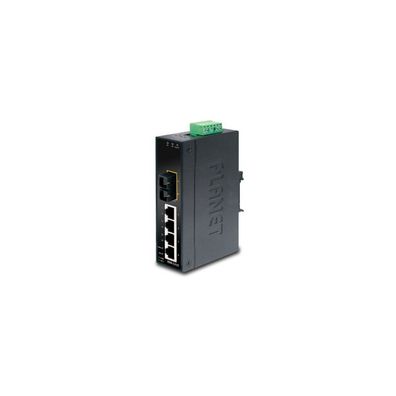 PLANET 4 + 1 100FX Port Multi-mode Industrial Ethernet Switch